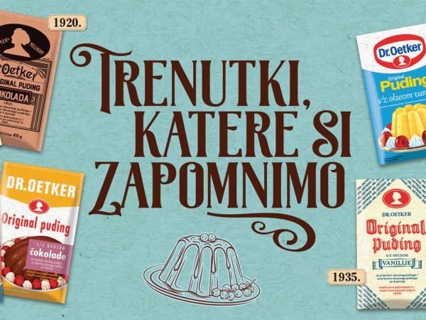 125 let pudingov Dr. Oetker